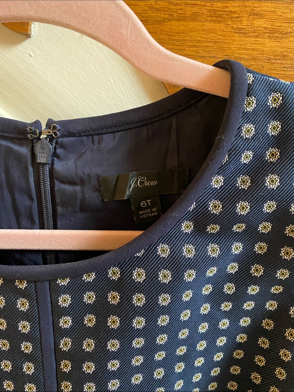 J. CREW AC900 Paneled Sheath Dress 6T - Picture 2 of 11